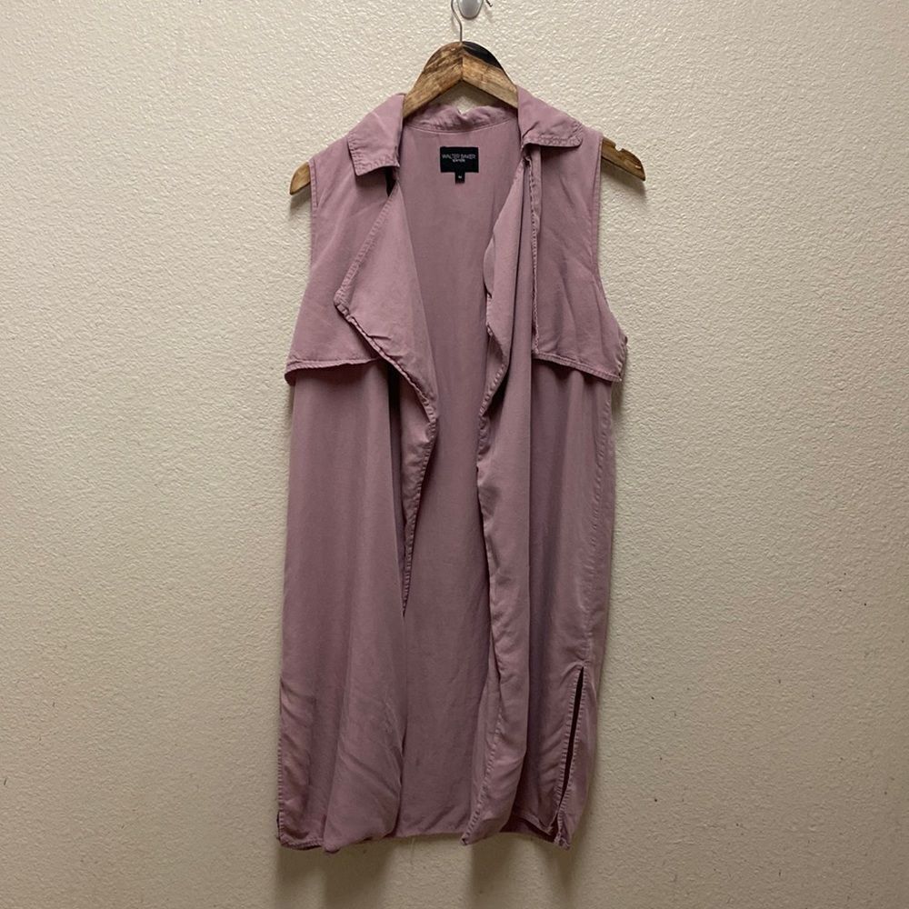 Walter Baker New York Lyocell Tunic Length Vest Medium